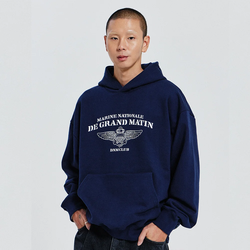 V.HEAVY HOOD SWEAT CLUB_NAVY