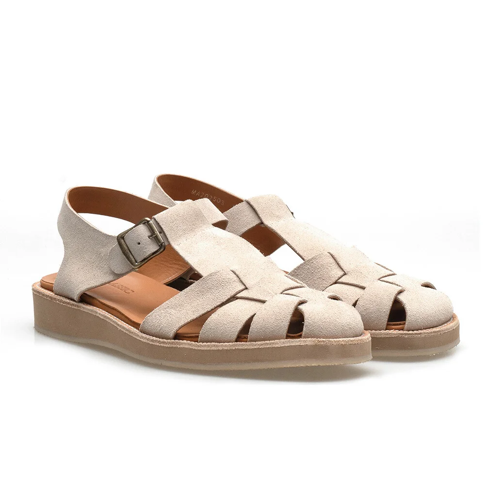 ALC7001 漁夫 涼鞋_ivory suede