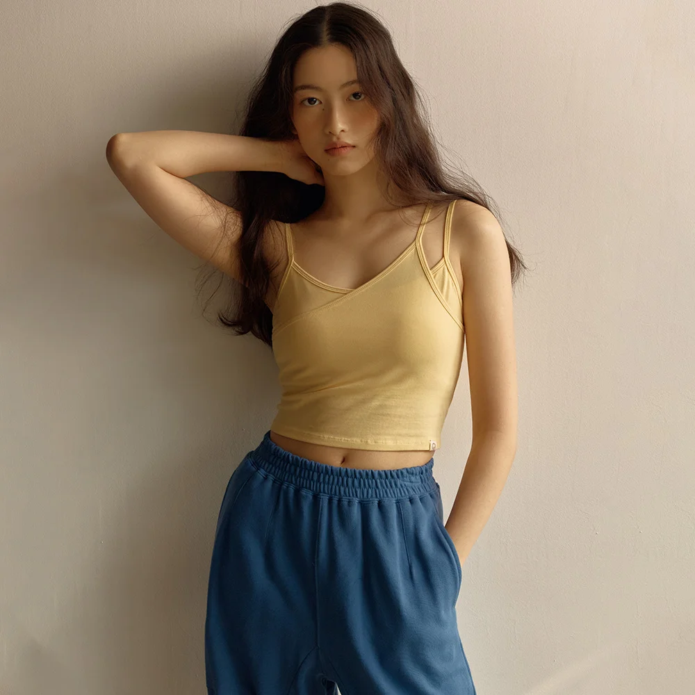 Maha Mudra Crop Tank (Limeade)