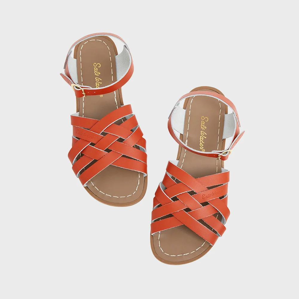 SALT-WATER SANDAL ADULT RETRO PAPRIKA