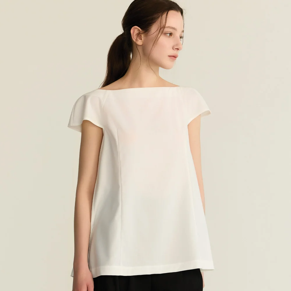 minimal off-shoulder blouse_wh