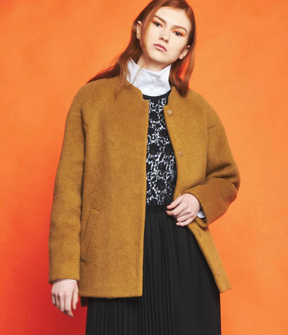 ARPACA SHORT COAT(駝色)