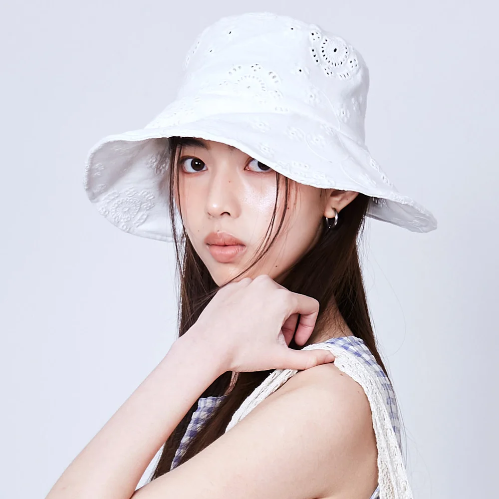 TAHITI WHITE BUCKET HAT
