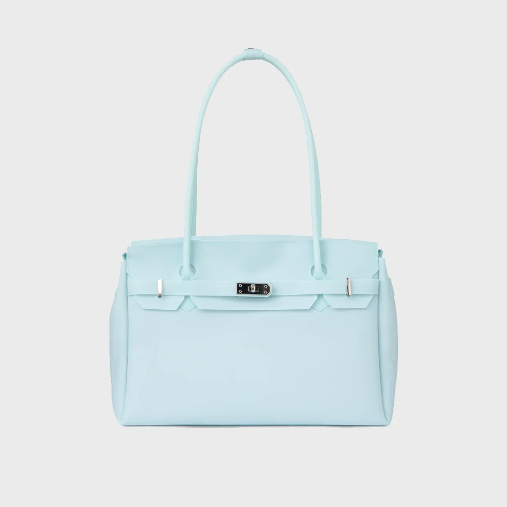 JELLY TWO-WAY BIG BAG IN ICE BLUE