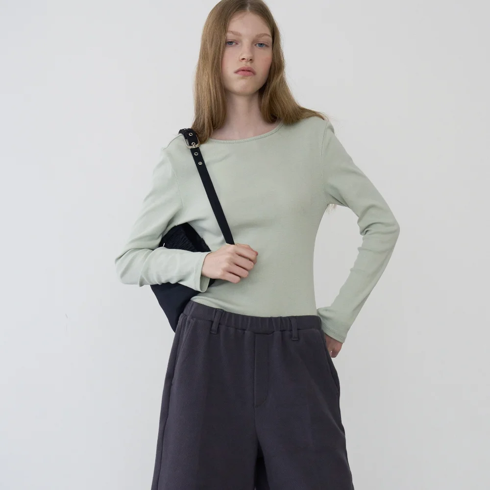 MJ Slim Fit Long Sleeve T-Shirt / MINT