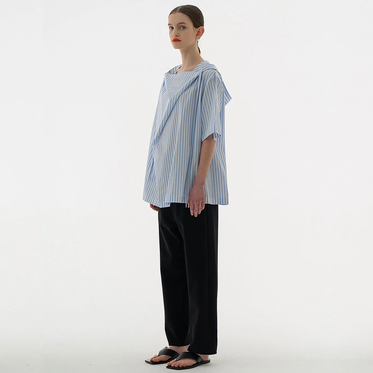 COWL HOOD SHIRT_BST