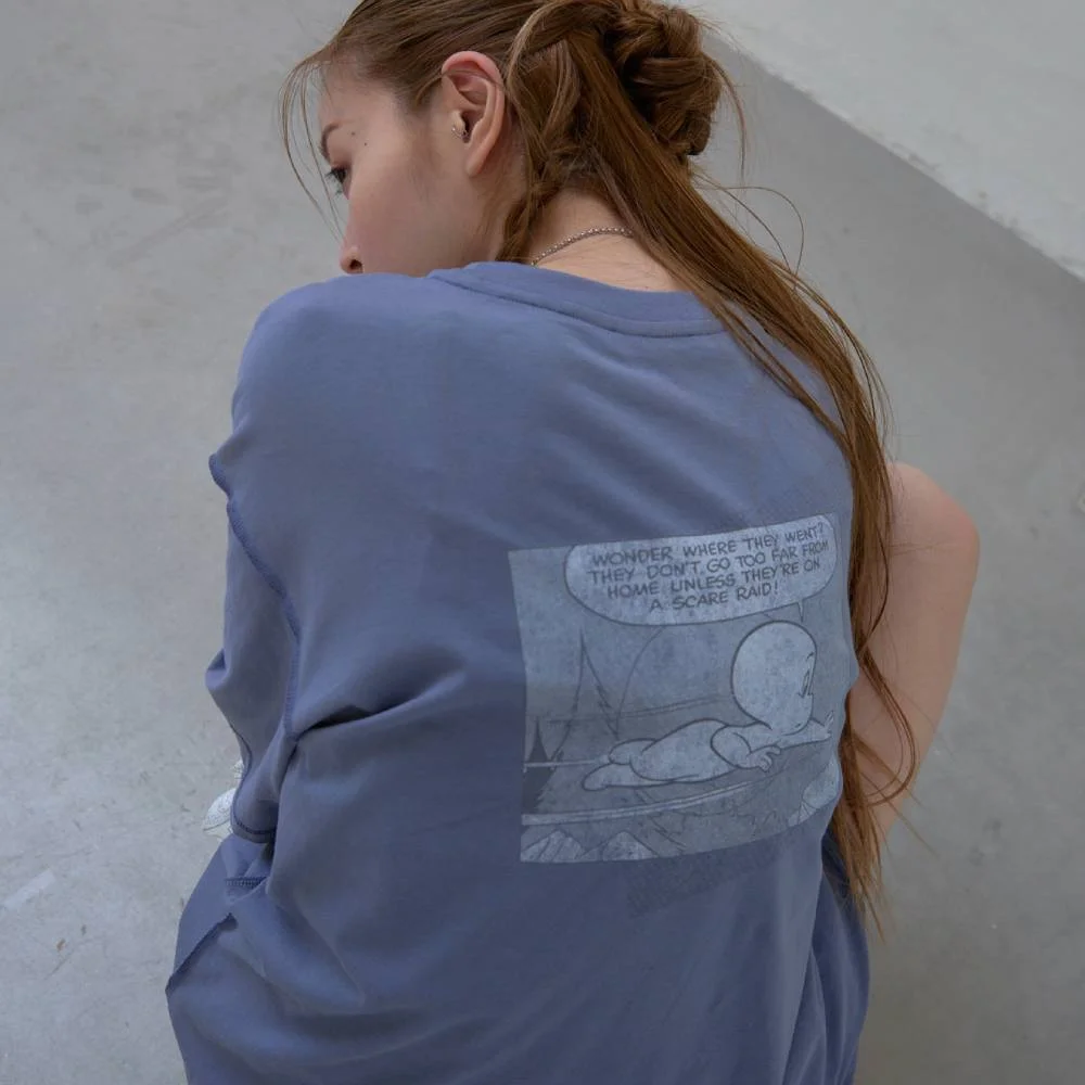 Back Graphic Short Sleeve T-Shirt (purple) LATAX26910PPX