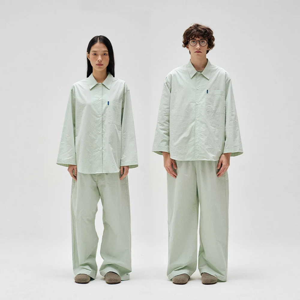 經典 家居服 睡衣 套裝_薄荷奶油 2SIZES (含禮品包裝)