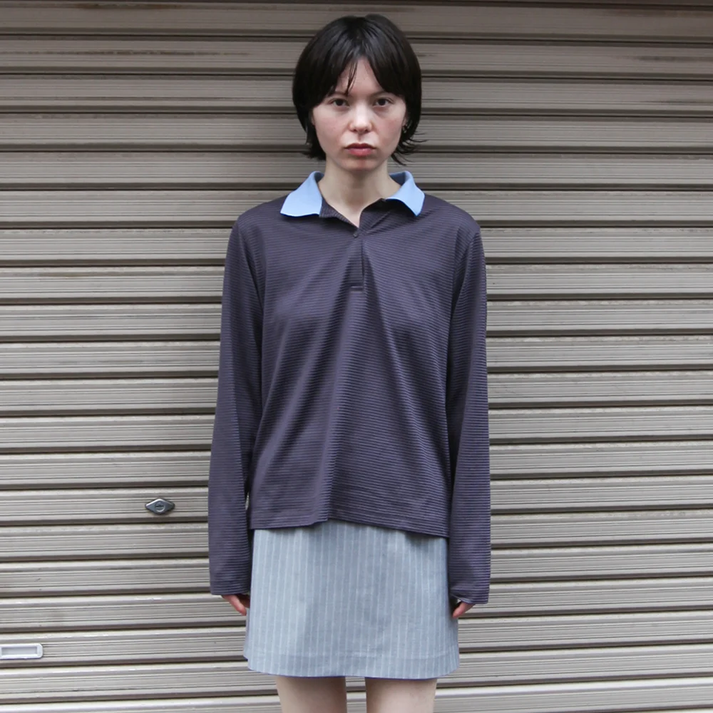 Kinan Polo Shirt_Grey Blue