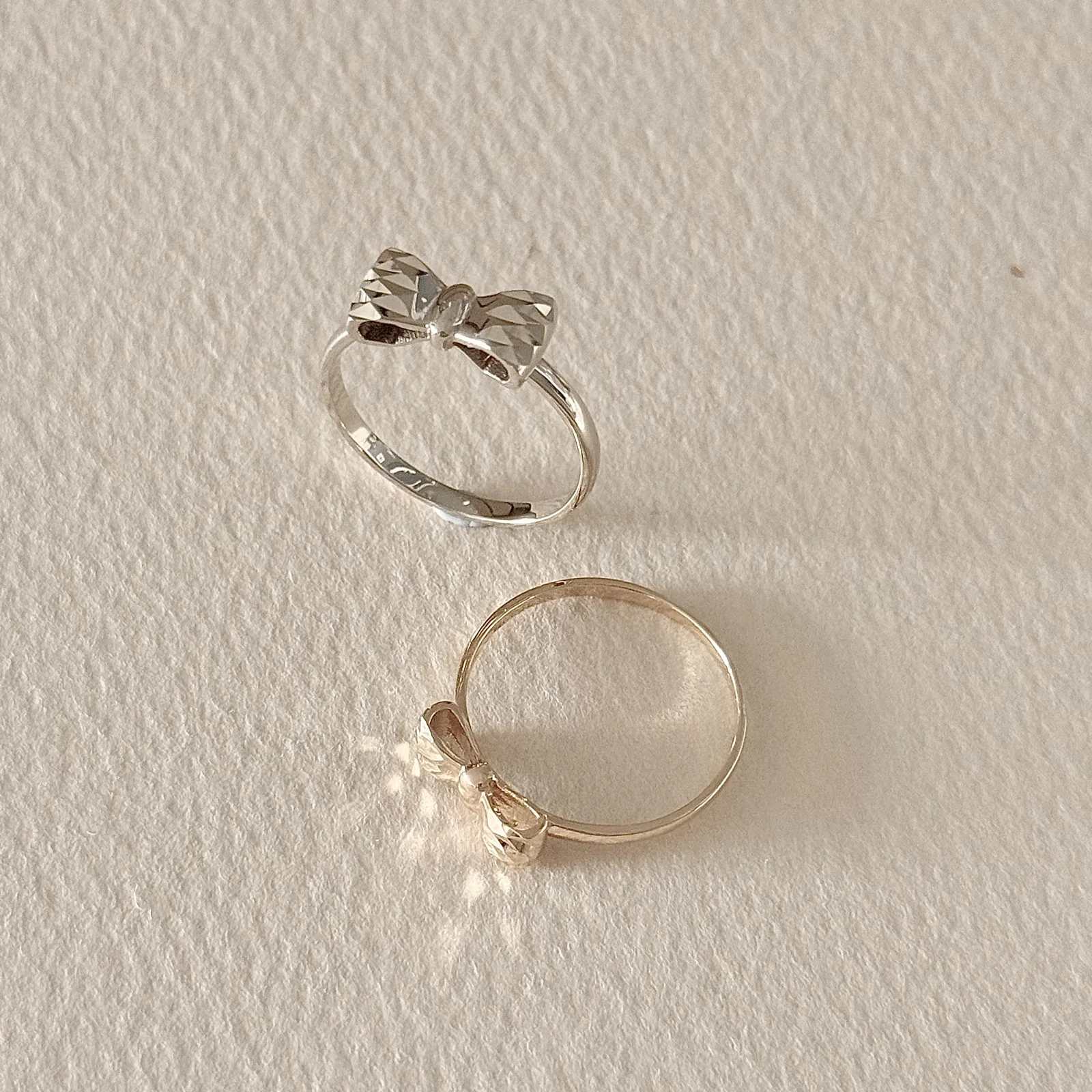 14k 18k 裁切 蝴蝶結 戒指