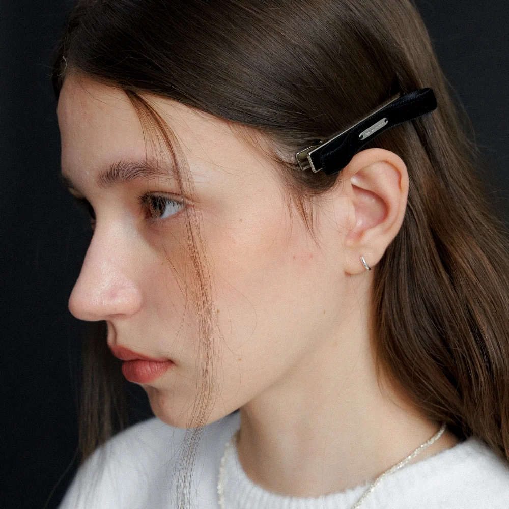Classic Velvet Ribbon Hair Pin S (L233MHA080)