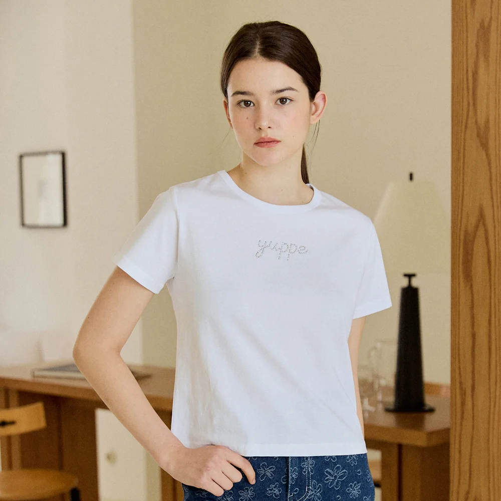 DOTTED YUPPE T-SHIRT_WHITE