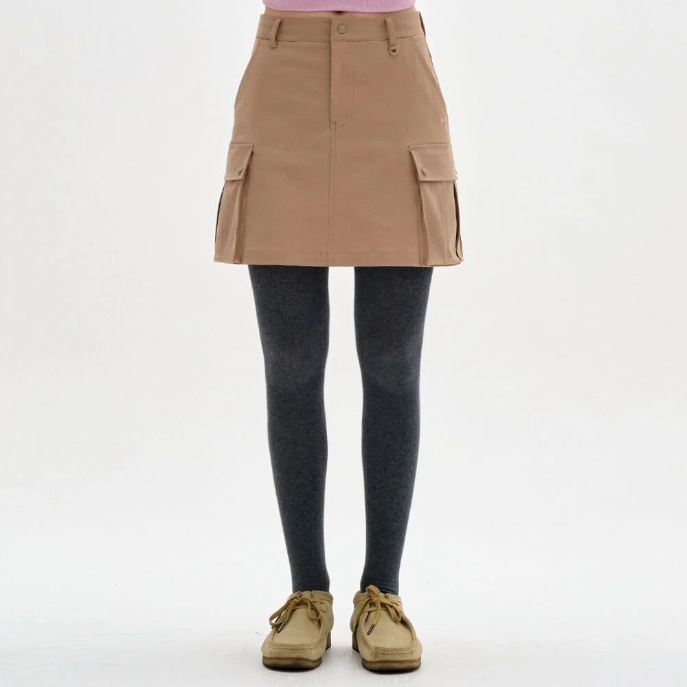 Utility Skirt (Beige)