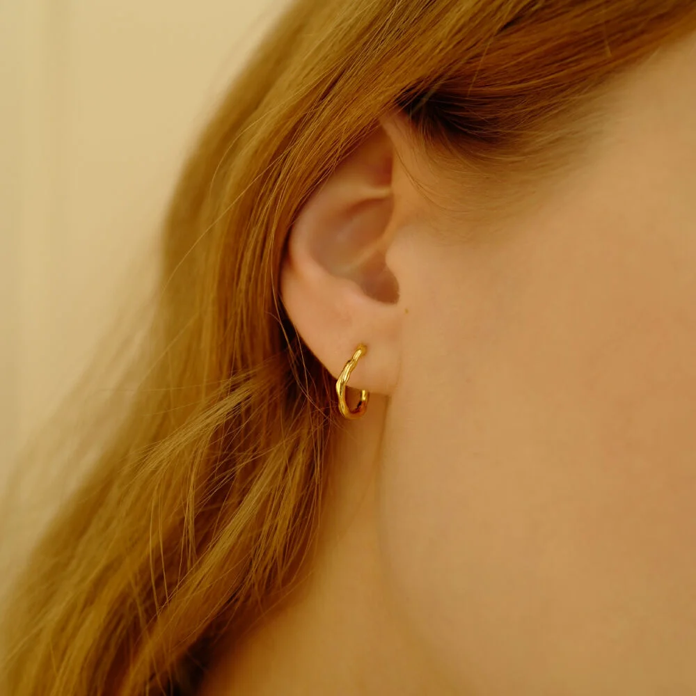 twig ring earring(單獨 色 銀色,玫瑰金 附加)