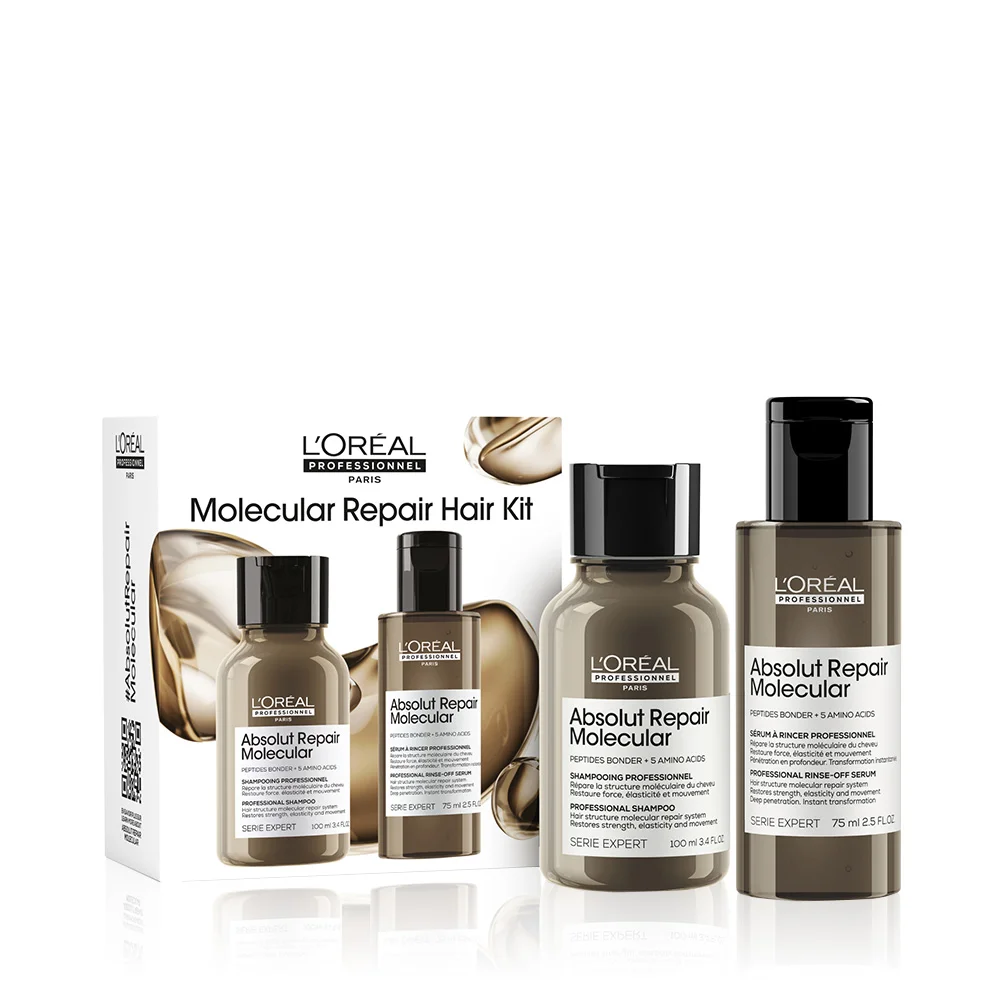 L'Oréal Professionnel Absolut 修復 Molecular Discovery 2款 套裝 (洗髮水 100ml + 水上 護髮素 75ml)