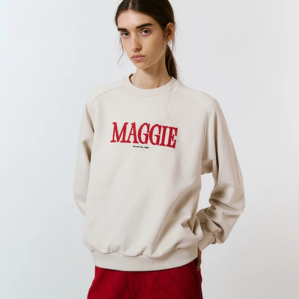 X-Stitch Sweatshirt (Cream)