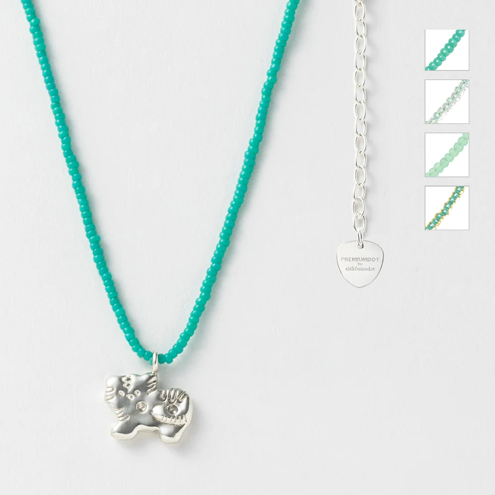 12TTI Cookie Necklace - Teal_54 Colors