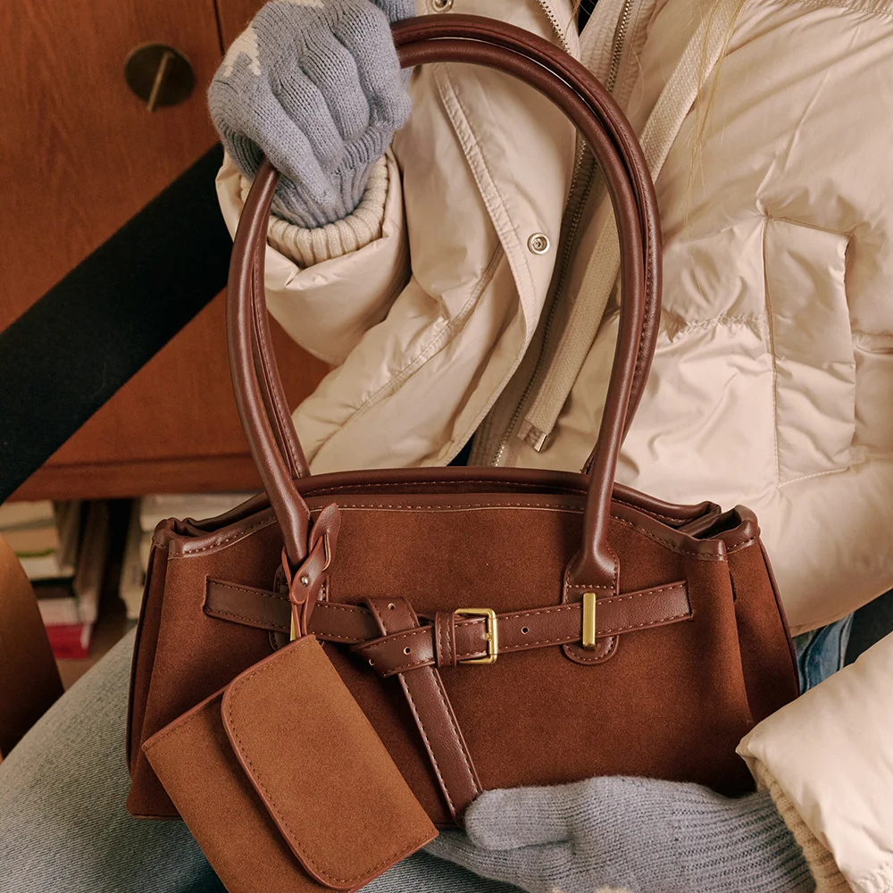 Luze Suede Bag (5 Colors)