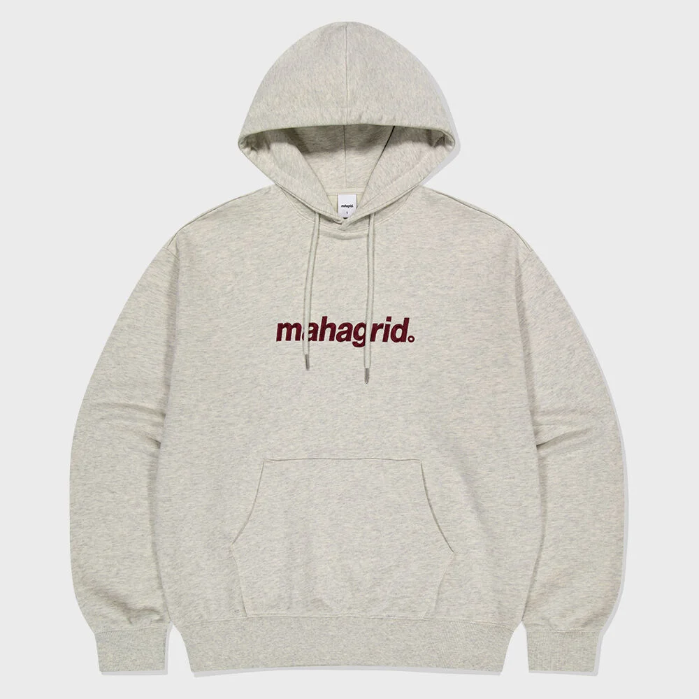 BASIC LOGO HOODIE OATMEAL(MG2EFMM407A)