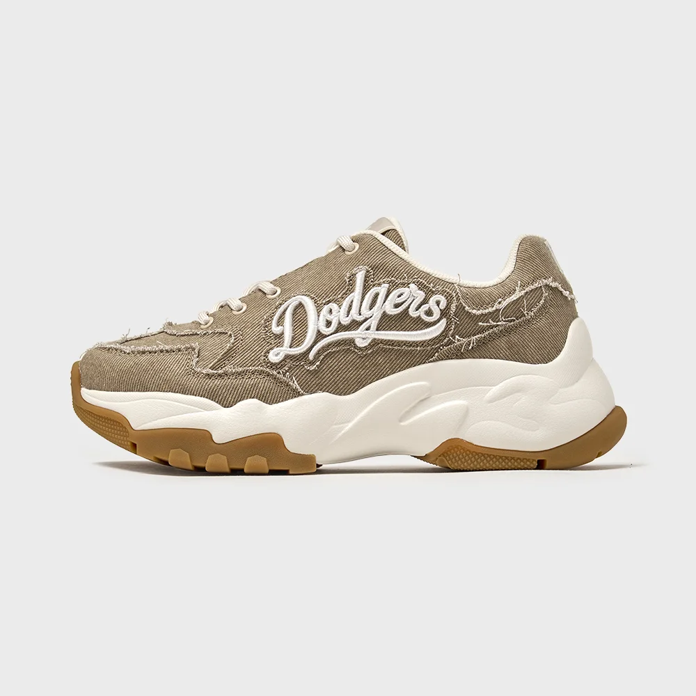 大圓球厚底 復古 Cursive LA (Beige)
