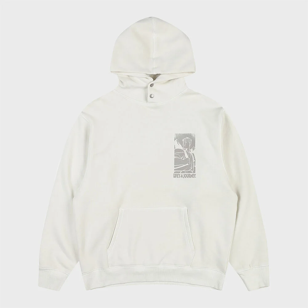 LIFE IS A JOURNEY HOODIE (IVORY)