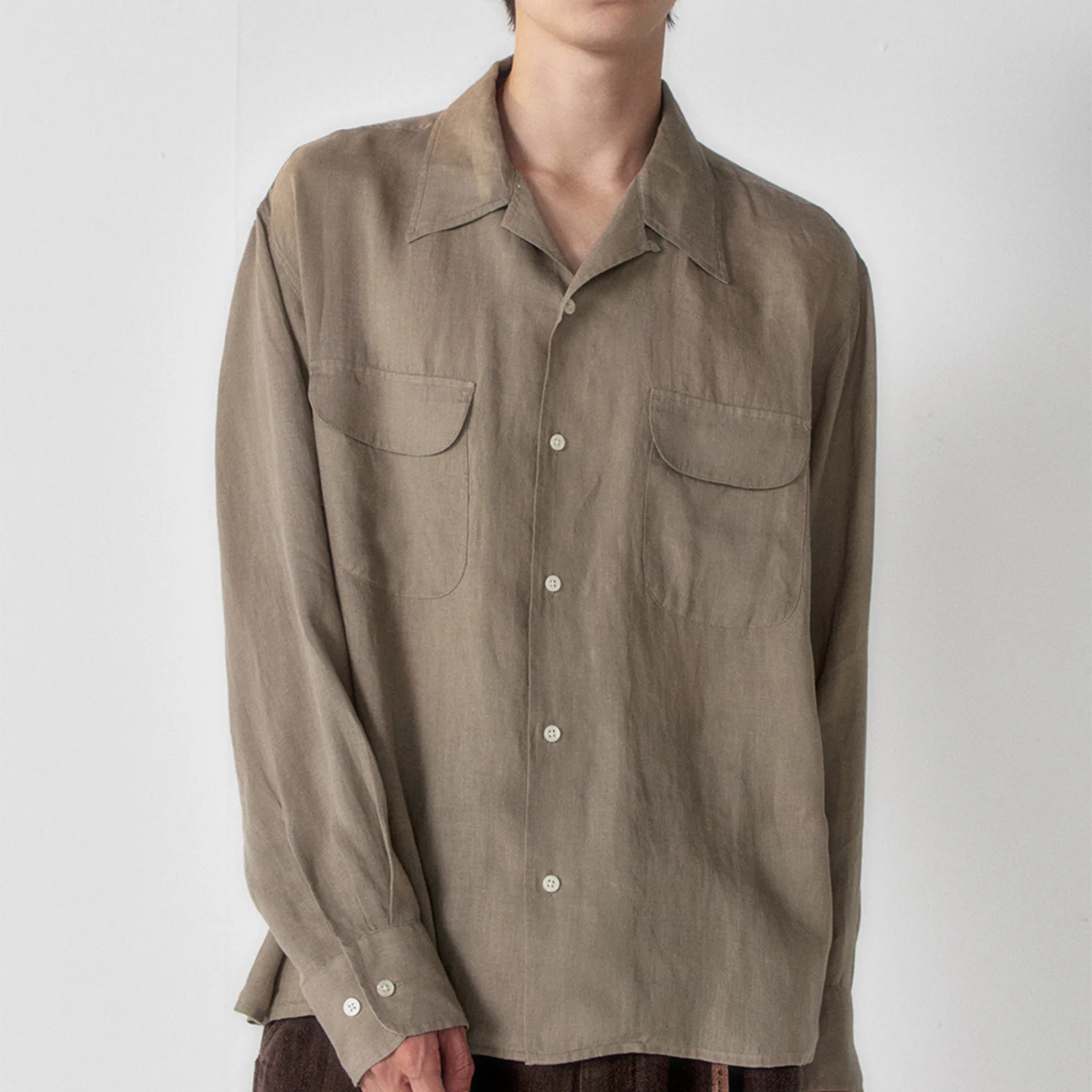 Linen Two Pocket Shirt_Cliff