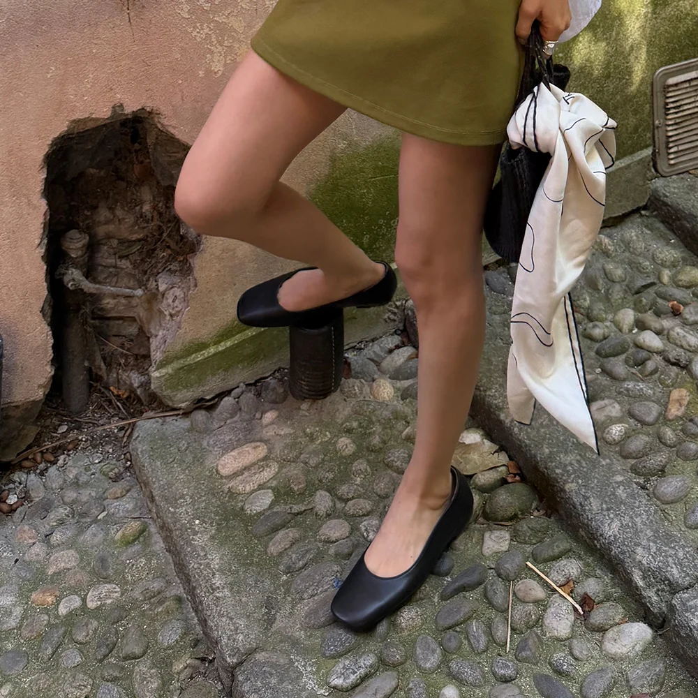 AUMENTE SQUARE FLAT (BLACK)