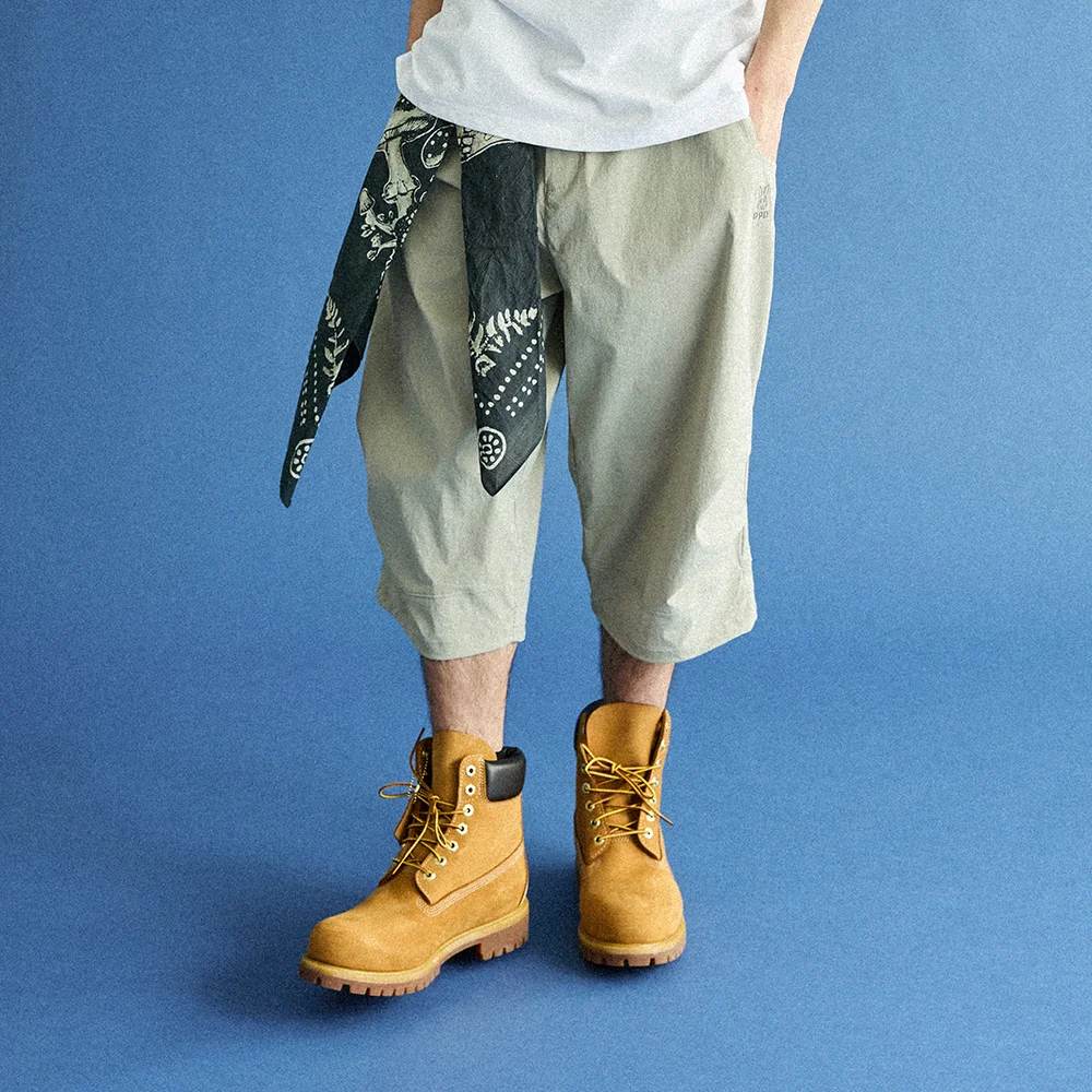 Suru Suru 微寬鬆版型 7分 褲子(BEIGE)