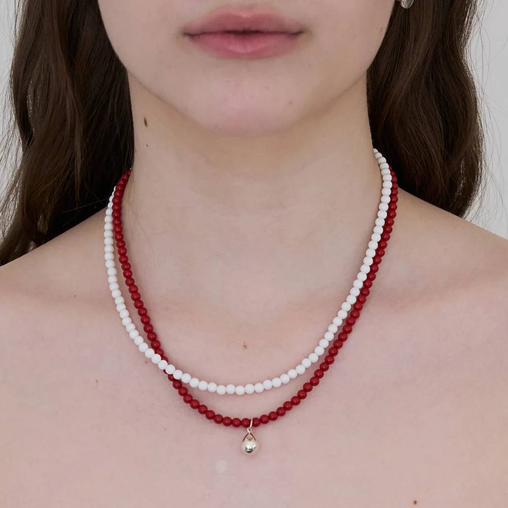 Rose With Dew - Necklace 14 (2colors)