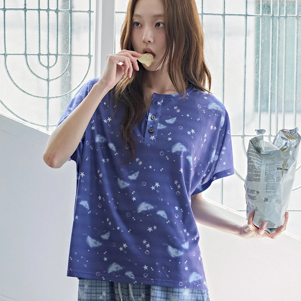 Dolphin Glow Dolman Tee (T恤)