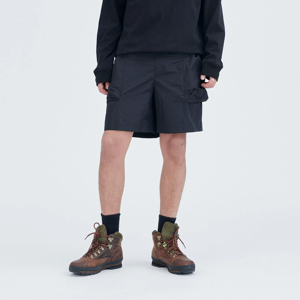 (M) BALTER CARGO SHORTS (JET BLACK)