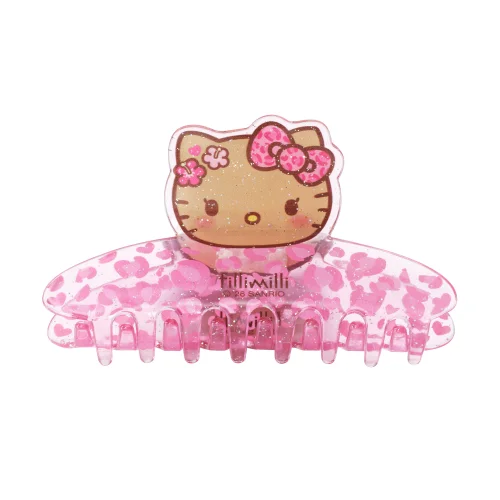 髮夾(基本款) [豹紋 Hello Kitty]