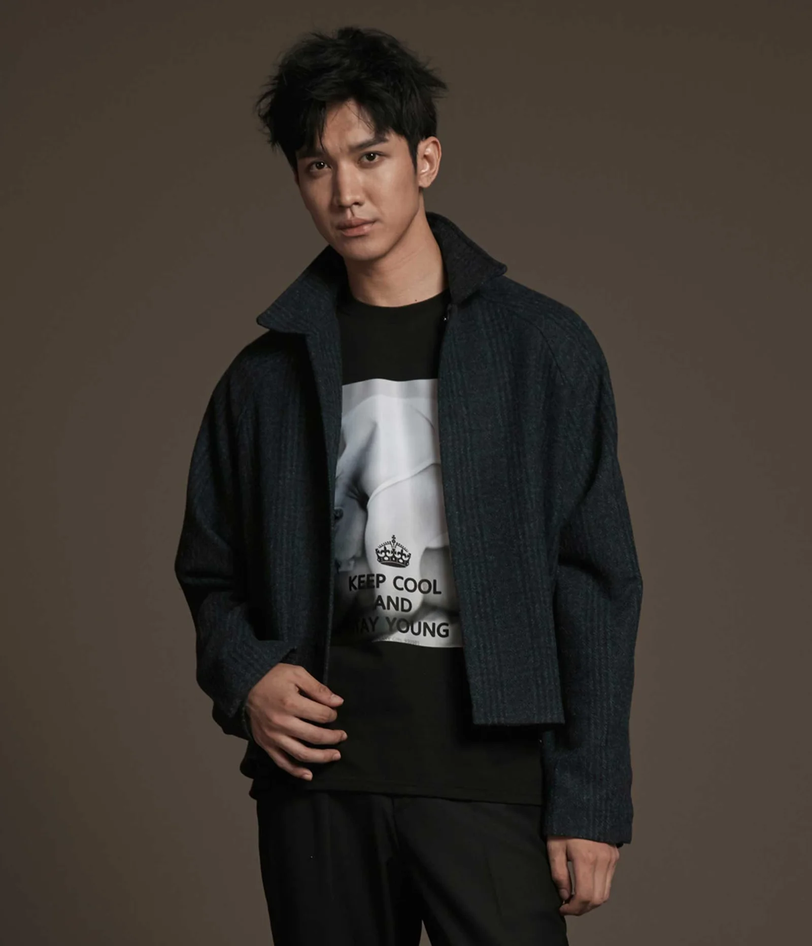 USUAL EDIT - Trench dv Jacket (Navy)