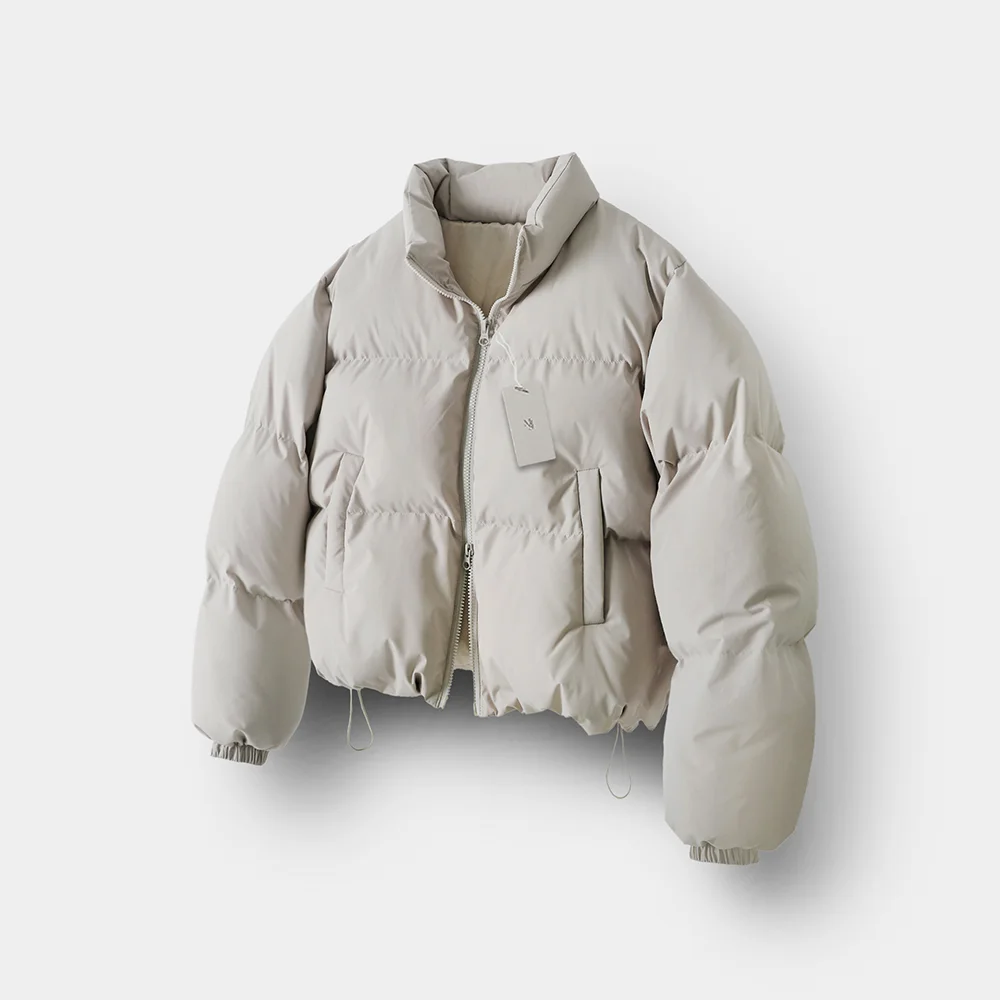 (woman) Puffer 短版 短款羽絨服_Light Beige