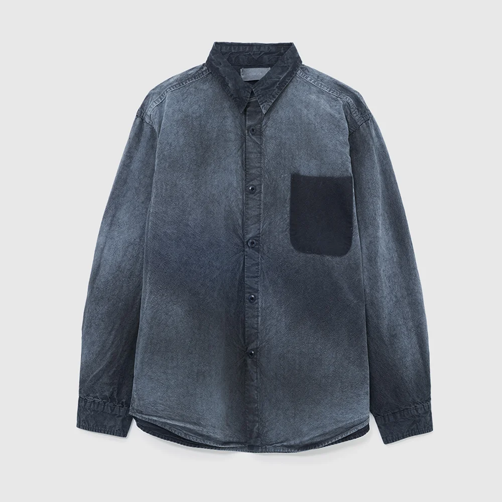 French Work Shirt Jacket (Used Navy)