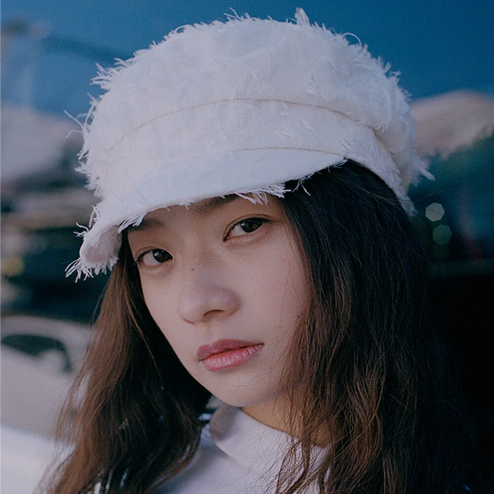 FRINGE NOUVELLE MARGOT HAT IN CREAM