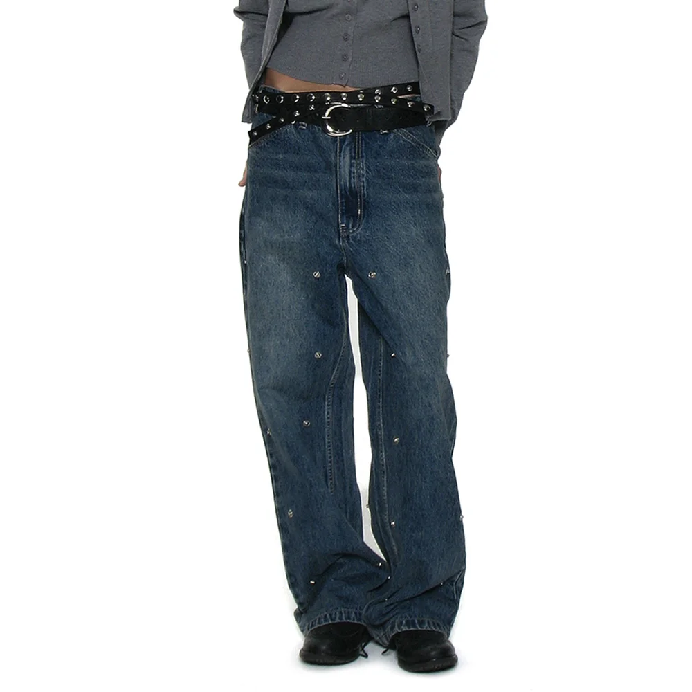 TRANSFORM DOUBLE KNEE PATCH JEANS_DARK BLUE