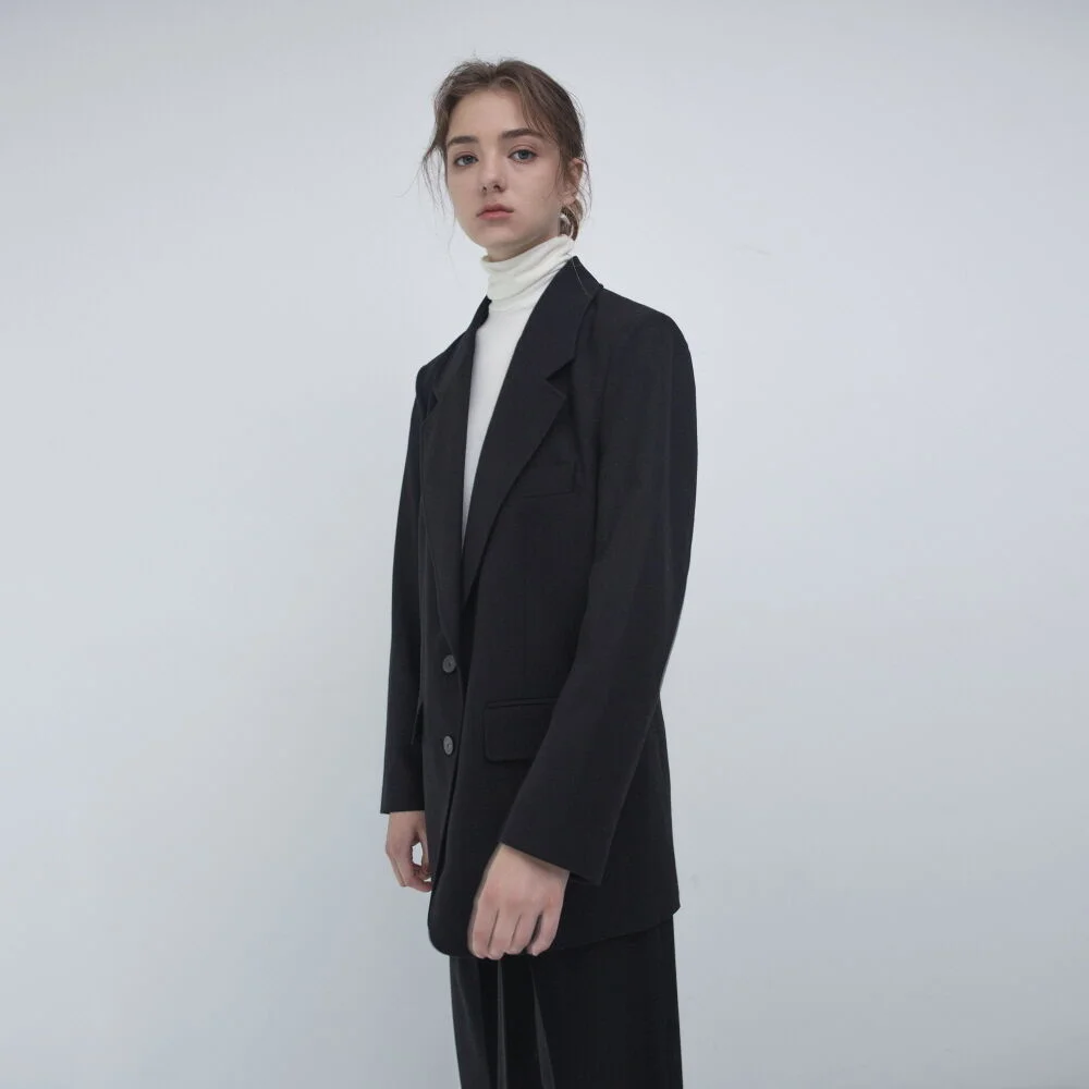 Jacket Single Semi Slim Nocturnal Black
