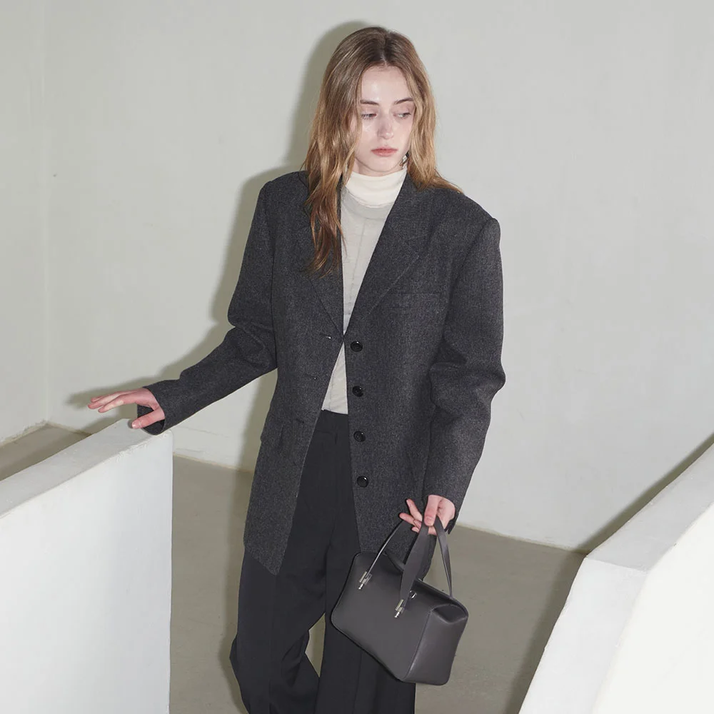Strapped Single Breasted Blazer SW4AJ806-14