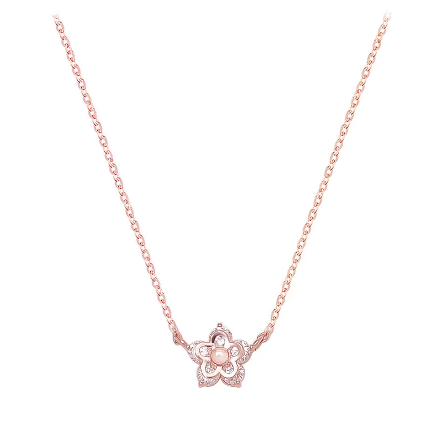 Lumière Blossom BL253N1220 女裝項鏈 花 水鑽 玫瑰鏈 Necklace