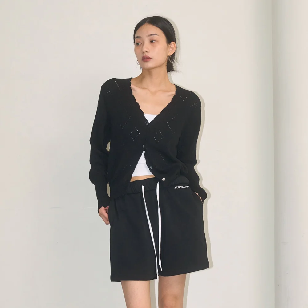 Diamond Cardigan / Black