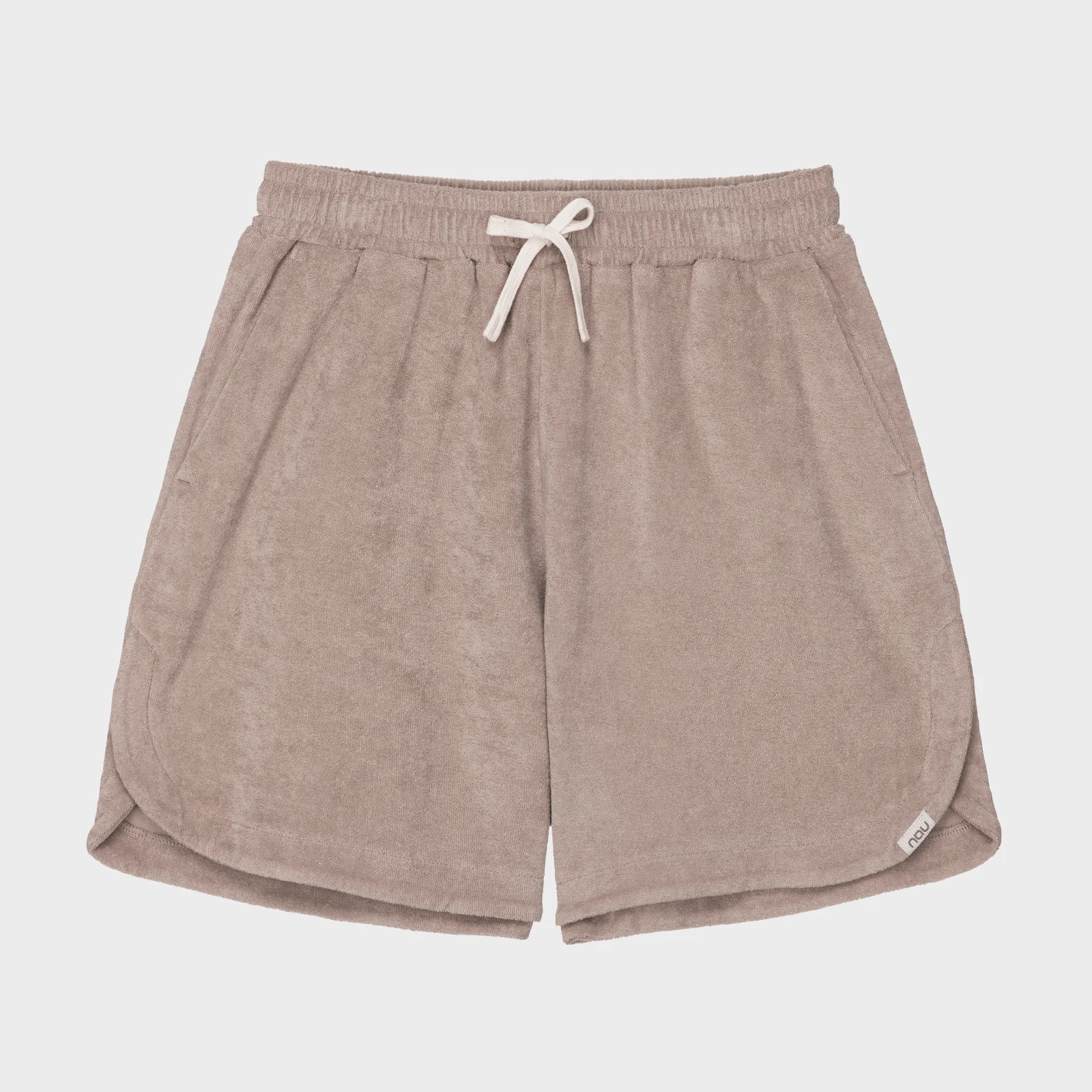 W 有機 毛圈布 短褲 Taupe
