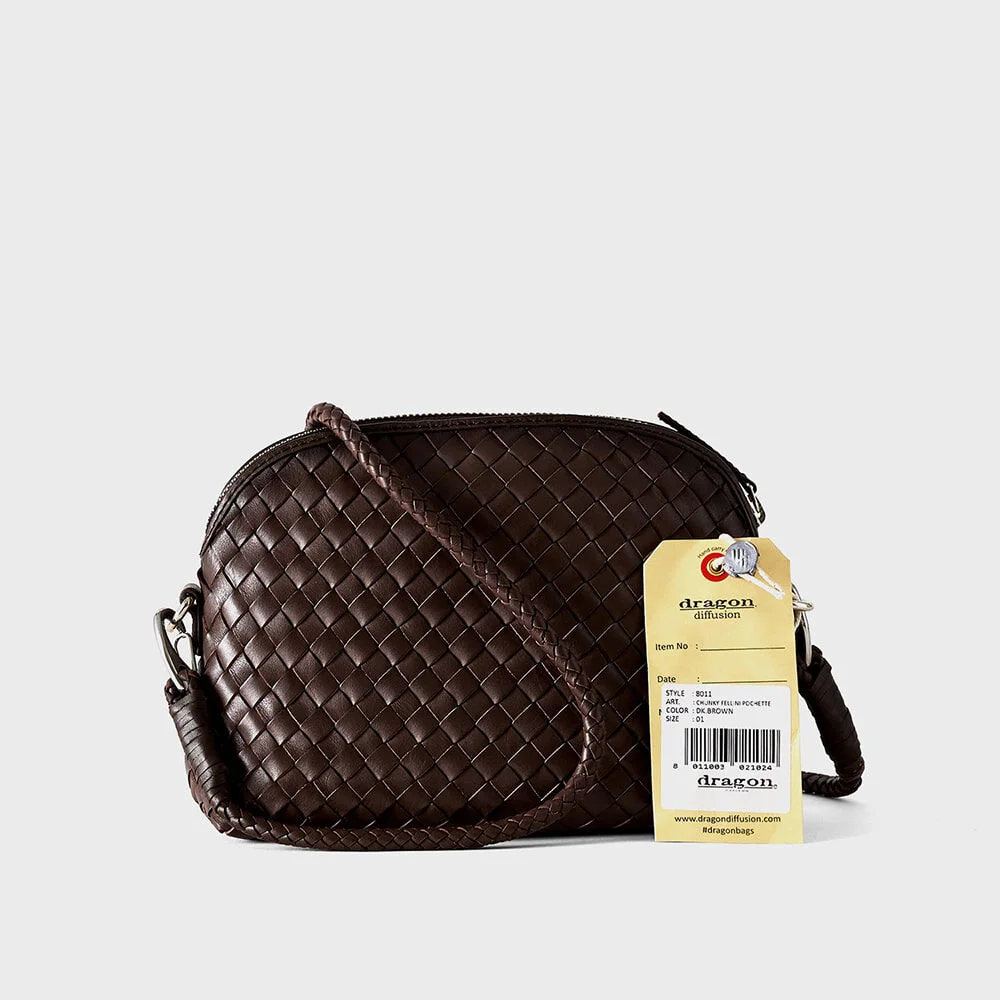 Chunky Fellini 8011 Dark Brown Dragon Bag