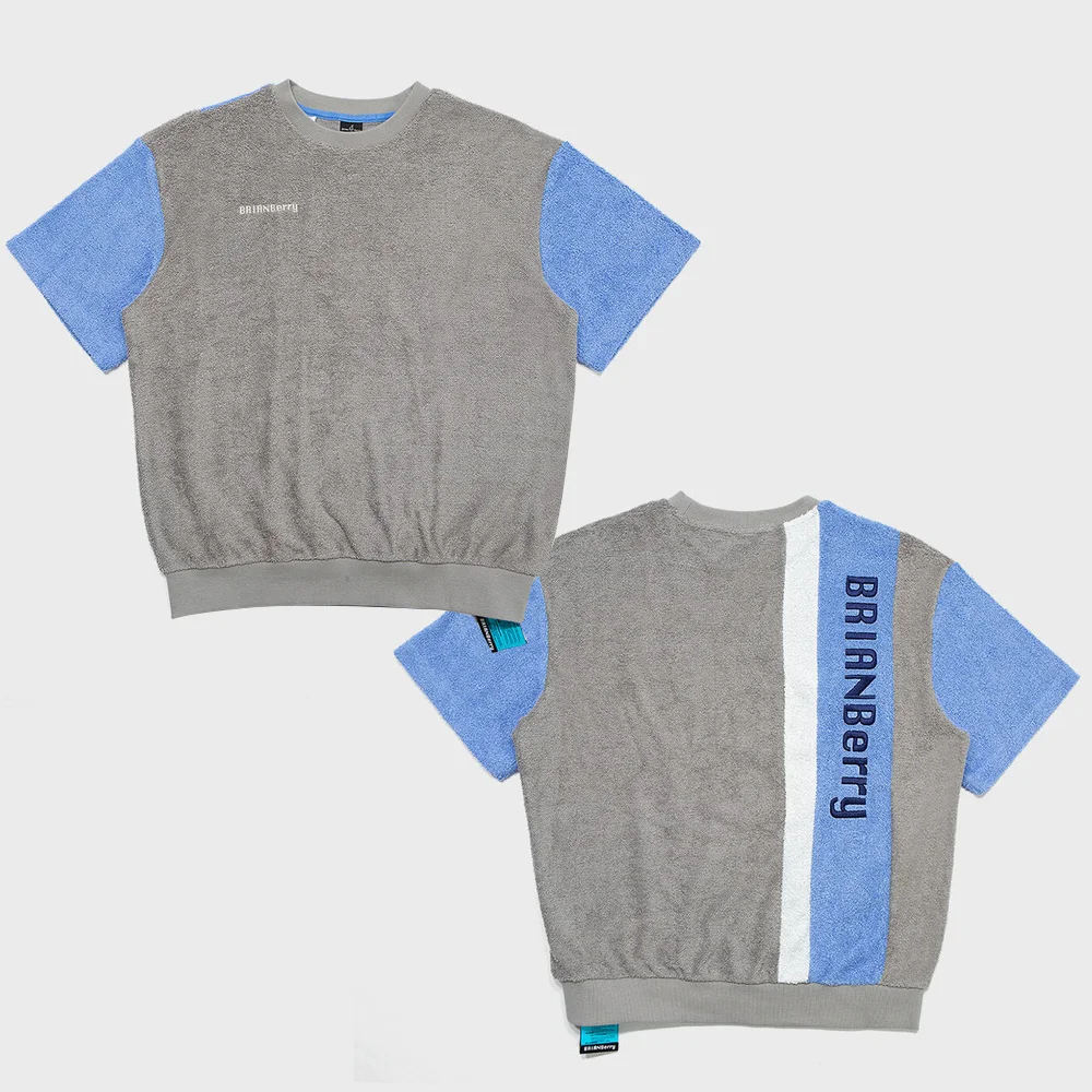 TUBE HALF TEE_LIGHT GREY