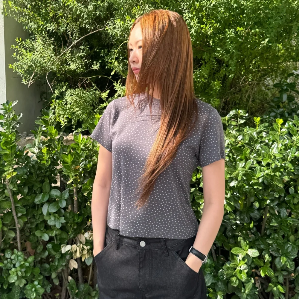 90S TOP / GREY STAR