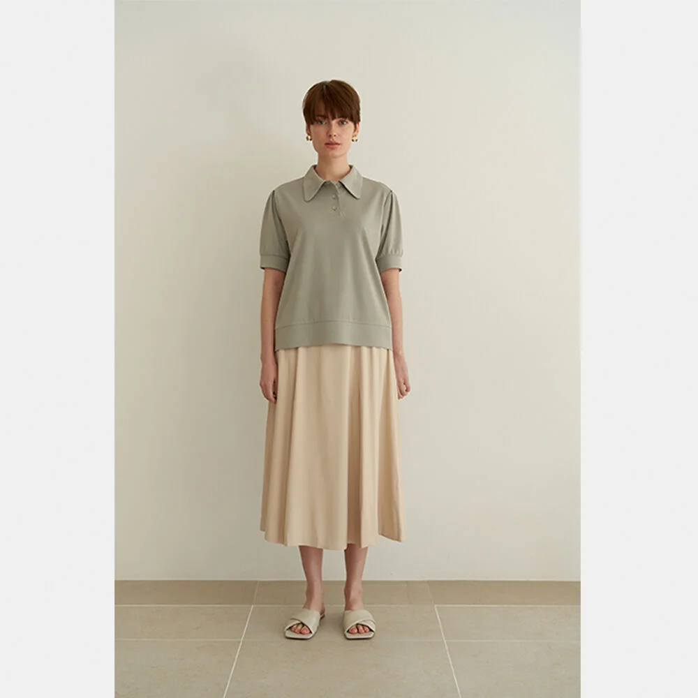 dd signature pique st shirt_Khaki