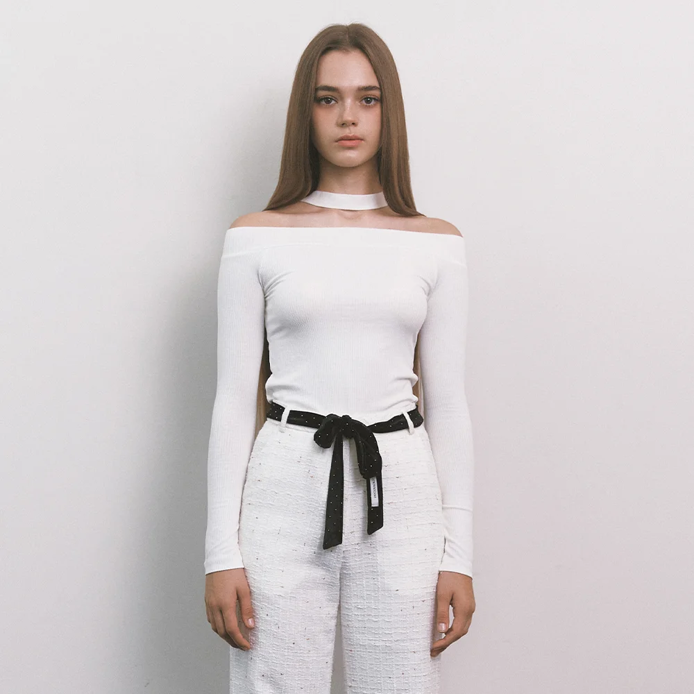 Off Shoulder Top White