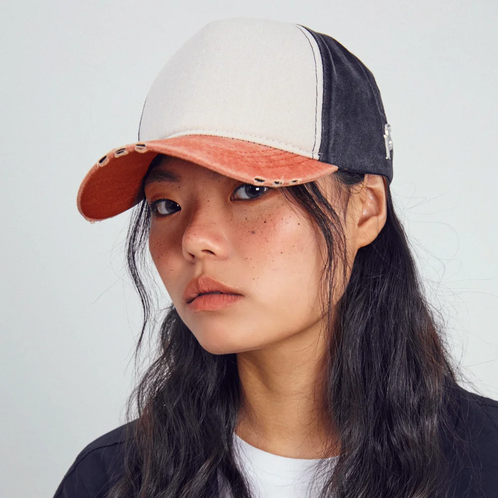 NEVADA CHARCOAL/ORANGE BALL CAP