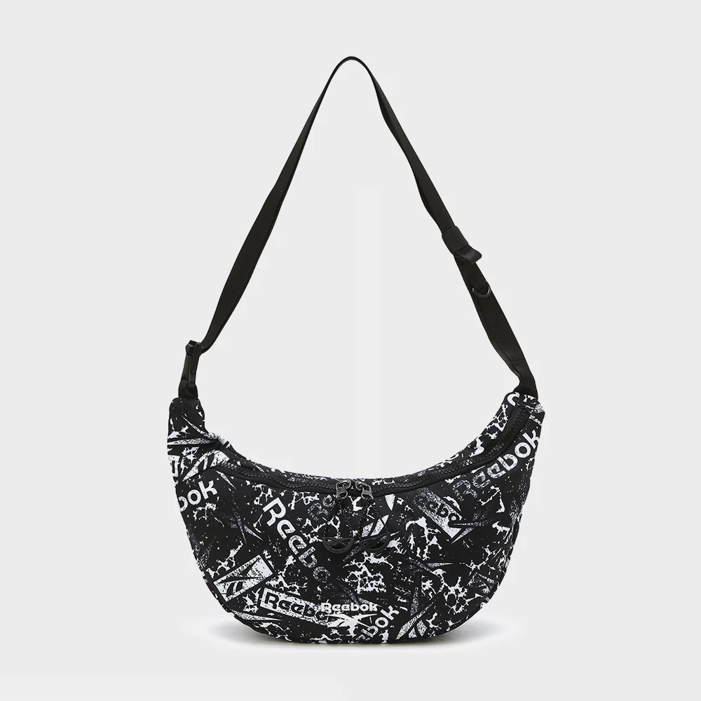 Vector 尼龍 迷你 Hobo Bag - 黑色:白色