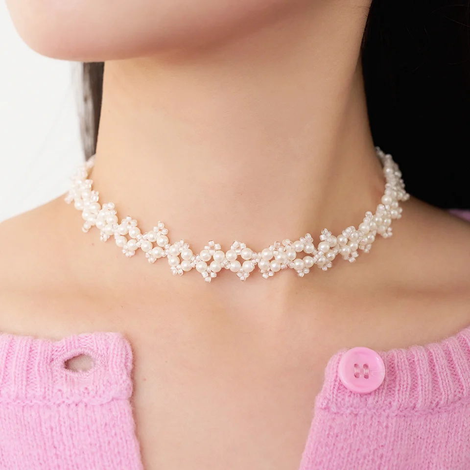 pearl net choker
